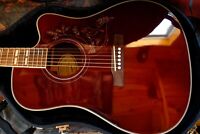 Epiphone Hummingbird Pro Acoustic Guitar - Wine Red