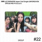 Le Sserafim Japan 2nd Single UNFORGIVEN Official MD Random Photocard Chaewon