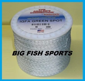 WOODSTOCK TRENZADA DACRON IGFA Pro Power Fishing Line 80LB-1000YD ¡ENVÍO GRATUITO EN EE. UU.! - Imagen 1 de 1