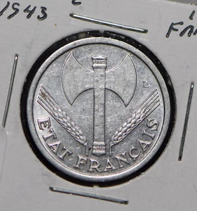 France 1943 Franc  291636 combine shipping - Picture 1 of 2