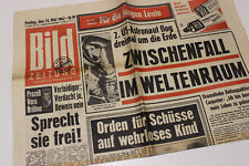 BILDzeitung 25.05.1962 Mai 25.5.1962 Geschenk Geburtstag 60. 61. 62. 63. 64.