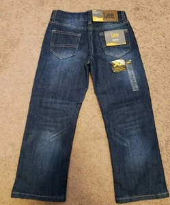 NWT Boys Lee Slim Fit Jeans, Size 5 - Picture 1 of 4