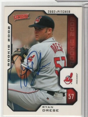 Ryan Drese Indians 2002 Victory AUTO #519 070121DMCD245 - Image 1 of 2