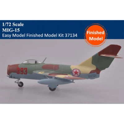 Trumpeter Easy Model 37134 1/72 Scale MiG-15 Plastic Aircraft Finished Model Kit - Image 1 of 4
