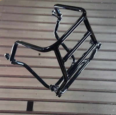 1985 Atc 250sx  Headlight Guard Extra Top Bar BLACK - Image 1 of 4