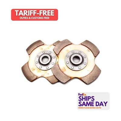 Tilton 64185-8-VV-30, 2 Pack Brown Ceramic/Metallic Clutch Pack 2 Disc 7.25 1In  - Изображение 1 из 4