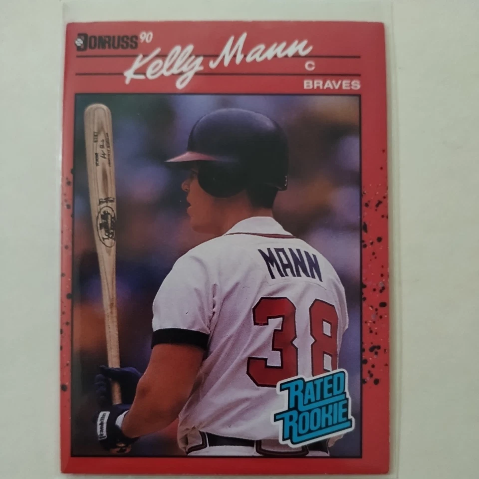 Donruss 90 Kelly Mann Error Card no .after Inc - Image 1 of 4