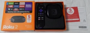 Caja Streaming ROKU 2 Modelo 2720X con Adaptador de Corriente y Control Remoto - Imagen 1 de 6
