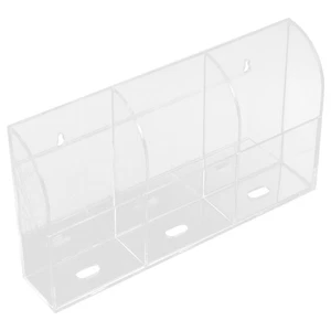 Remote Control Storage Box Wall Mounted Organizer Phone Charging Rack - Photo 1 sur 12