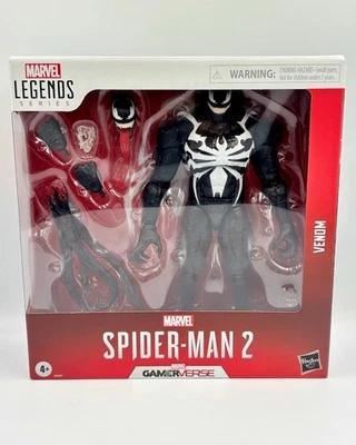 Figura Hasbro Marvel Legends Gamerverse Venom - 6′′ Spider‐Man 2, sellada de fábrica Foto 1 de 4