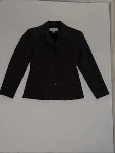 Gray LARRY LEVINE Blazer Size 2 Petite - Picture 1 of 1