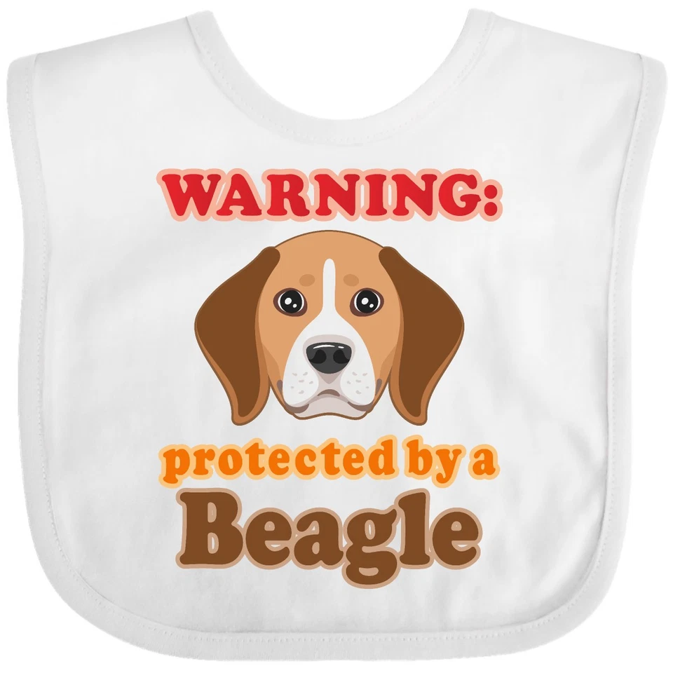 Inktastic Beagle perro protegido por babero bebé cachorro niños ropa bebé Foto 1 de 1