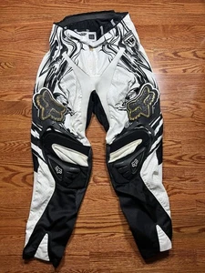 FOX 360 pants Size 32 (actually 28”) Racing Motocross Off-road Black And White - Bild 1 von 6