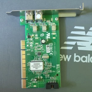 2 Port Adaptec AFW-2100 FireWire IEEE 1394 PCI Adapter Card Dell Y9457 - Picture 1 of 3