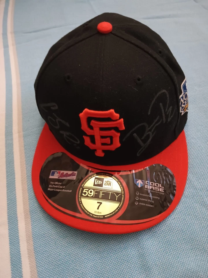 Gorra de los Gigantes de San Francisco 2010 Serie Mundial Orange Bill 7 3/8 o 7 5/8 Foto 1 de 4