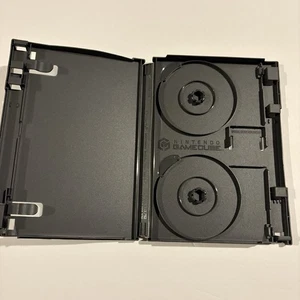 Original Nintendo GameCube Doble 2 Disco Vacío Repuesto Juego Estuche OEM Usado - Imagen 1 de 3