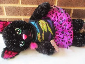 Build A Bear Night Magic Kitty 16" + Púrpura TuTu/Tank Top/Dangle Kitty Charm - Imagen 1 de 5