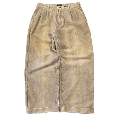 Pantalones de Pana Croft & Barrow Hombres 34x30 Y2k Grunge Punk Pantalones Sueltos Retro De Colección Foto 1 de 4