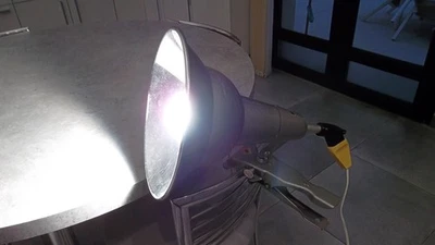 lampe, projecteur,spot a pince LITA an 60/70 - Photo 1/4