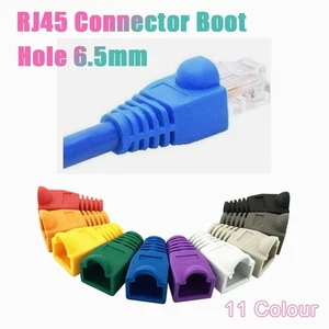 RJ45 Connector Boot Cover Cat5e Cat6 Network LAN Ethernet Patch Cable Wire Boots - Picture 1 of 17