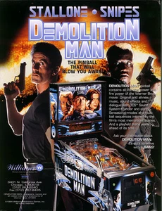 Pinball ROM CPU and SOUND SET (9 chips) Demolition Man Demo Man PROFANITY home - Picture 1 of 1