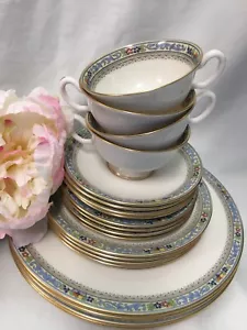 (20 Pieces) Lenox 'Trent' (4) 5 PIECE PLACE SETTINGS - Multiples - Picture 1 of 11