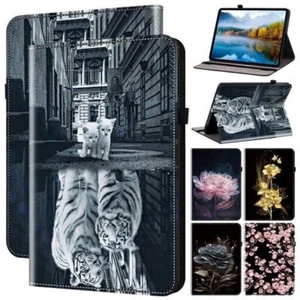 Tiger Flower Tablet Case For iPad 11 10 9 8 7 6 5 Mini 3 4 5 6 7 Pro Air 1 2 - Picture 1 of 61