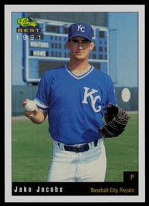 1991 Classic Best Jake Jacobs Baseball City Royals - Bild 1 von 2