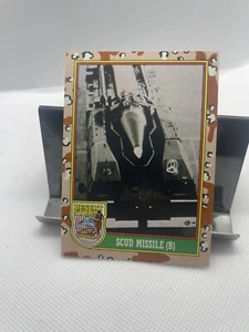 Tarjeta coleccionable Desert Storm 51 SCUD 1991 (B) Topps TCG CCG - Imagen 1 de 2