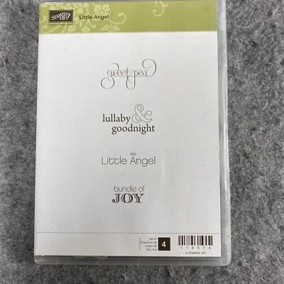Juego de estampillas de goma Stampin' Up Little Angel Set #118574 Foto 1 de 4