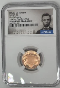 2025 S Shield Cent Abraham Lincoln Penny NGC PF 69 🔥FIRST RELEASES 🔥 - Picture 1 of 2