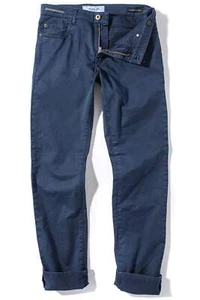 Summit 5-Pocket Cotton Twill In Blue Cina - Picture 1 of 6