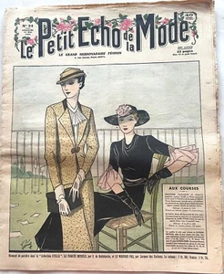 LE PETIT ECHO DE LA MODE n° 21 du 27 Mai 1934 revue ancienne Robe Chapeau Paris - Picture 1 of 3