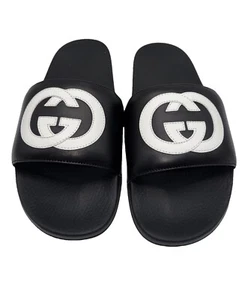 Gucci Men Sliders Sandals Slippers Shoes Size 8 UK - Picture 1 of 5