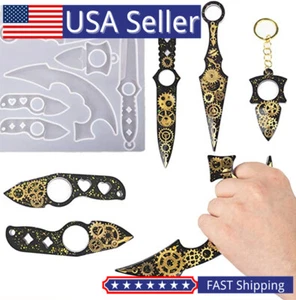 Keychain Silicone Mold DIY Epoxy Resin Casting Mold for Pendant decoration Craft - Picture 1 of 20
