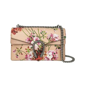 New Authentic Gucci 400249 Medium Dionysus Blooms Leather Shoulder Bag - Picture 1 of 9