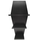 Coffin Shaped Shelving Display Unit Goth Decor Wooden Wall Hanging Storage Shelf