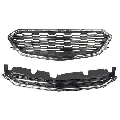For 2016 2017 Chevrolet Equinox Front Upper Lower Grille Bumper Grill Set - Image 1 of 4