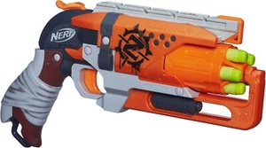 NERF Zombie Strike Hammershot Blaster inkl. 5 Zombie Strike Darts enthalten - Bild 1 von 12
