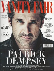 Patrick Dempsey Vanity Fair Italian Magazine Brando Pacitto Metodo Hamer Ottanta - Picture 1 of 12