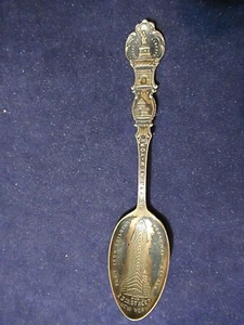 Rare Antique Silver Spoon, Flat Iron Building, Statue of Liberty, Grant's Tomb - Picture 1 of 9
