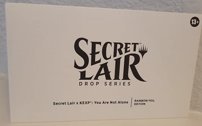 MTG Secret Lair x KEXP: You Are Not Alone ~ Rainbow FOIL ~ Sealed! - Image 1 of 4