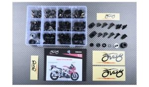 Kit viti viteria AVDB colore Titanio per Carena YAMAHA YZF R6 YZF-R6 1999-2000 - Foto 1 di 5