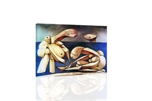 Bathers With A Toy Boat- Picasso - CANVAS OR PRINT WALL ART - Picture 1 of 2