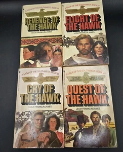 Leigh Franklin James A Saga of the Southwest 4 Book Lot Books 3 4 6 & 7 Western - Foto 1 di 14