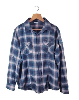 Camisa informal Southern Comfort para hombre manga larga Oxford Stone talla XL Foto 1 de 4