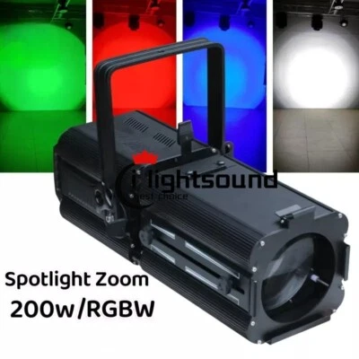 200W Linear zoom LED Spotlight Leko Studio RGBW4IN1 LED Profile Stage Blinder - Image 1 of 4