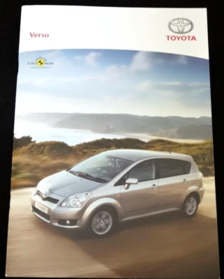TOYOTA VERSO UK SALES BROCHURE NOVEMBER 2008 NEW, OLD STOCK - Image 1 of 4