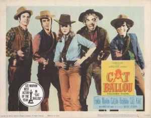 Cat Ballou 1965 EE. UU. Tarjeta de escena - Imagen 1 de 1