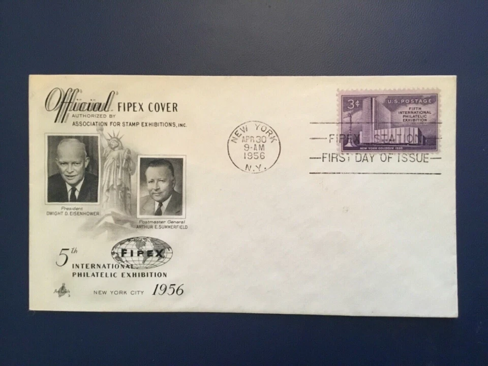 ICOLLECTZONE US 1076 Fipex FDC First Day Cover (E100) - Image 1 of 1